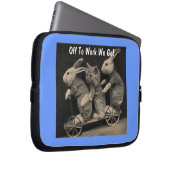 "Uit-naar-werk" laptophoes Laptop Sleeve (Voorkant Rechts)