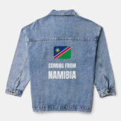 Uit Namibië Denim Jacket (Achterkant)