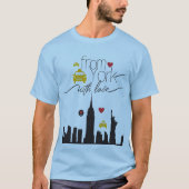 Uit New York, met liefde - City Pulse T-shirt (Voorkant)