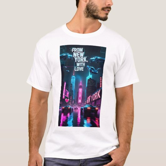 Uit New York, met liefde - Rainy Day Romance T-shirt (Voorkant)