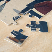 Uit New York met liefde  retro kerst Legpuzzel (Zijkant)