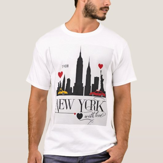 Uit New York, met liefde - Times Square Glow T-shirt (Voorkant)