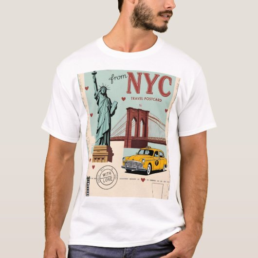 Uit New York, met liefde – Uptown Cool Harlem T-shirt (Voorkant)