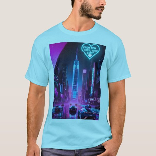 Uit New York, met liefde – Vrijheid Geest. T-shirt (Voorkant)