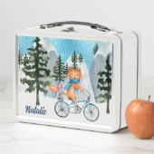 Uit om de Wereld Metal Lunchbox te bekijken (In situ)