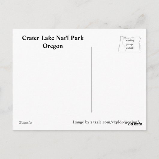 Uit om de wizard te bekijken briefkaart (Achterkant)