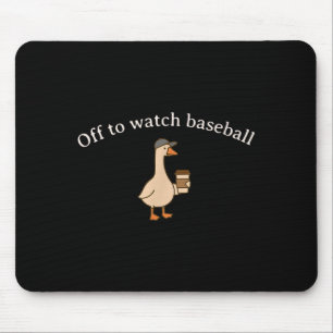 Uit om een grappige meme over honkbal te kijken ee muismat