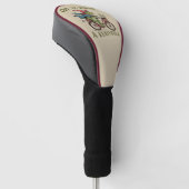 Uit om een rel te schoppen Kikker Sarcastisch Grap Golfheadcover (Schuin)