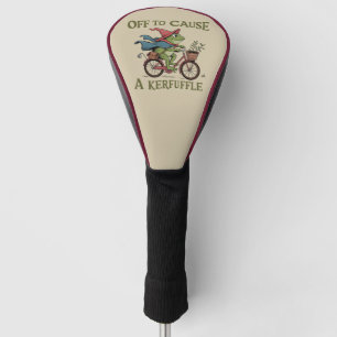 Uit om een rel te schoppen Kikker Sarcastisch Grap Golfheadcover