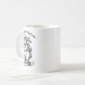 Uit om emoties te reguleren Funny Bunny Rabbit Sco Koffiemok (Voorkant links)