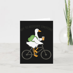 Uit om emoties te reguleren gans grappig geestelij kaart