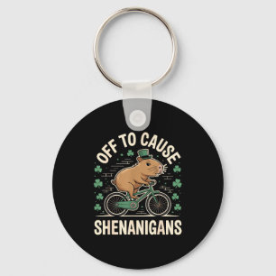 Uit om kattenkwaad uit te halen capybara meme st p sleutelhanger