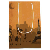 uit om te winkelen in Parijs cadeautas (Achterkant)