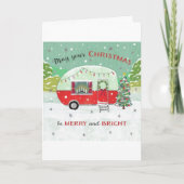 UIT "ONZE CAMPER" KERSTGROETEN KAART (Voorkant)