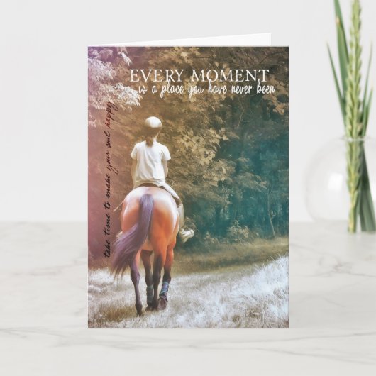 UIT OP HET PAD Wenskaart Bedankkaart (Voorkant)