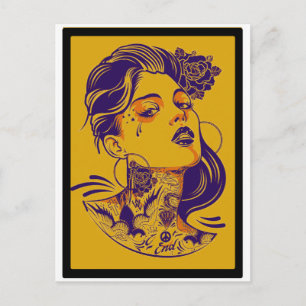 UIT OP VROUW BRIEFKAART