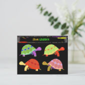 Uit opa, alleen voor kleinkinderen Briefkaart (Staand voorkant)