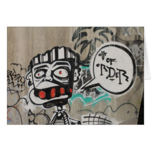Uit orde graffiti