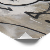 Uit orde graffiti poster (Hoek)