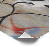 Uit orde graffiti poster (Hoek)