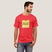 Uit orde! t-shirt (Voorkant volledig)