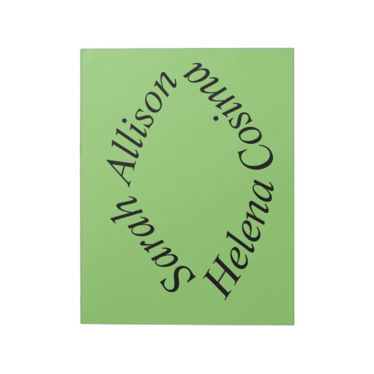 uit Orphan Black sarah, Allison, Helena en Cosima Notitieblok (Linkerzijde)