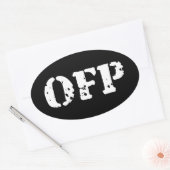 UIT OVALE STICKER (Envelop)