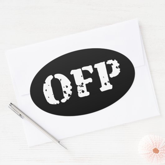 UIT OVALE STICKER (Envelop)