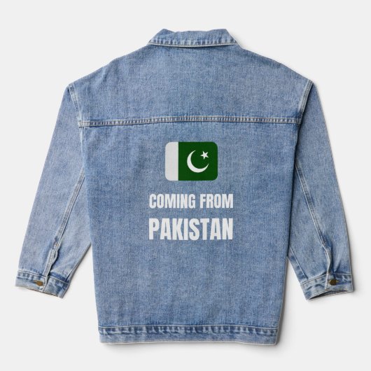 Uit Pakistan Denim Jacket (Achterkant)