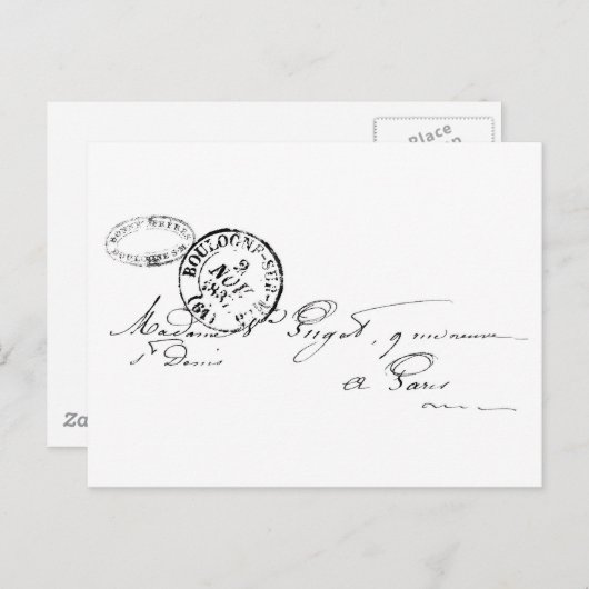 Uit Parijs Briefkaart (Voorkant / Achterkant)