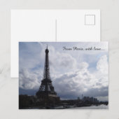 Uit Parijs met liefde Briefkaart (Voorkant / Achterkant)