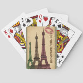 Uit Parijs met liefde Speelkaarten (Achterkant)
