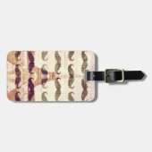 Uit Parijs met snor Bagagelabel (Voorkant horizontaal)