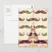 Uit Parijs met snor Briefkaart (Voorkant / Achterkant)