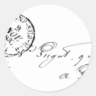 Uit Parijs Ronde Sticker