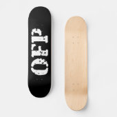 UIT PERSOONLIJK SKATEBOARD (Voorkant)