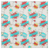 UIT! POW! 💥🦸 Pop Art Comic Book Fabric Stof (Swatch)