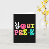 Uit Pre-k Afstuderen CL van 2024 Laatste schooldag Kaart (Gele Bloem)