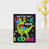 Uit Pre K Hier kom ik met dinosaurussen terug naar Kaart (Gele Bloem)