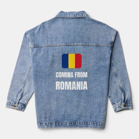 Uit Roemenië Denim Jacket (Achterkant)