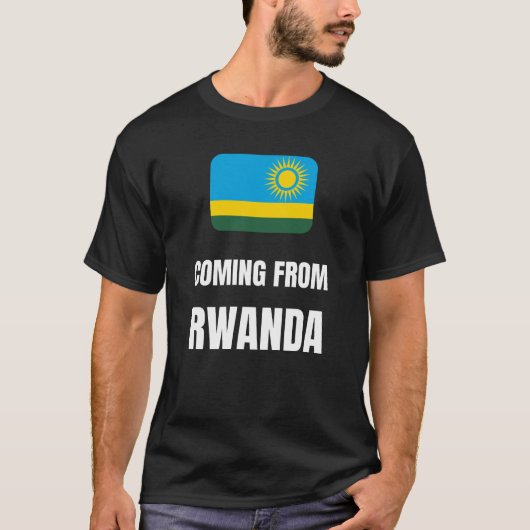 Uit Rwanda komen T-shirt (Voorkant)