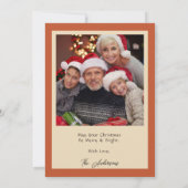 Uit San Francisco met liefde aangepaste kerst Kaart (Achterkant)