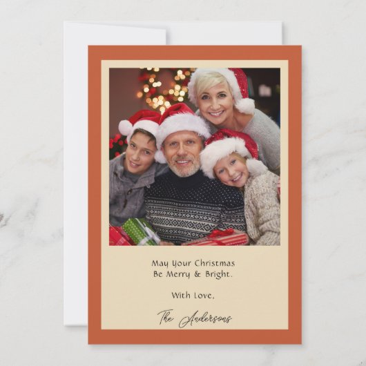 Uit San Francisco met liefde aangepaste kerst Kaart (Achterkant)