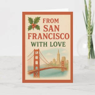  "Uit San Francisco met liefde" Kerst Kaart