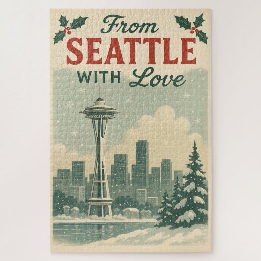 uit Seattle met liefde Legpuzzel (Verticaal)