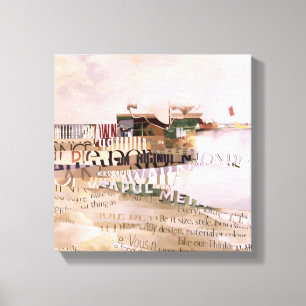 Uit seizoen canvas afdruk