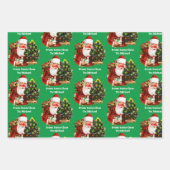 Uit Sinterklaas Voeg kindernamen toe 3 Inpakpapier Vel (Voorkant 3)