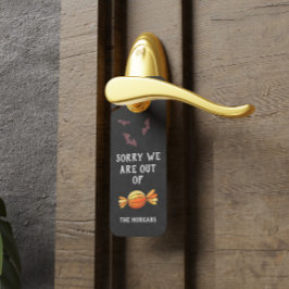 Uit Snoep Halloween decoratieve deurhanger