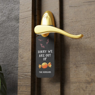 Uit Snoep Halloween decoratieve deurhanger