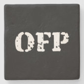 UIT STENEN ONDERZETTER (Voorkant)